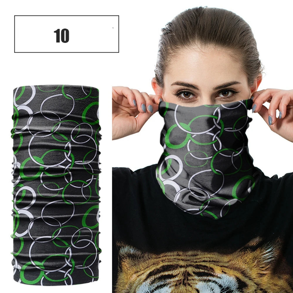 Windproof Head Scarves Neck Warmer Cycling Camping Hiking Men Women Fashion Magic Scarves Turban Outdoor Headband Bandanas