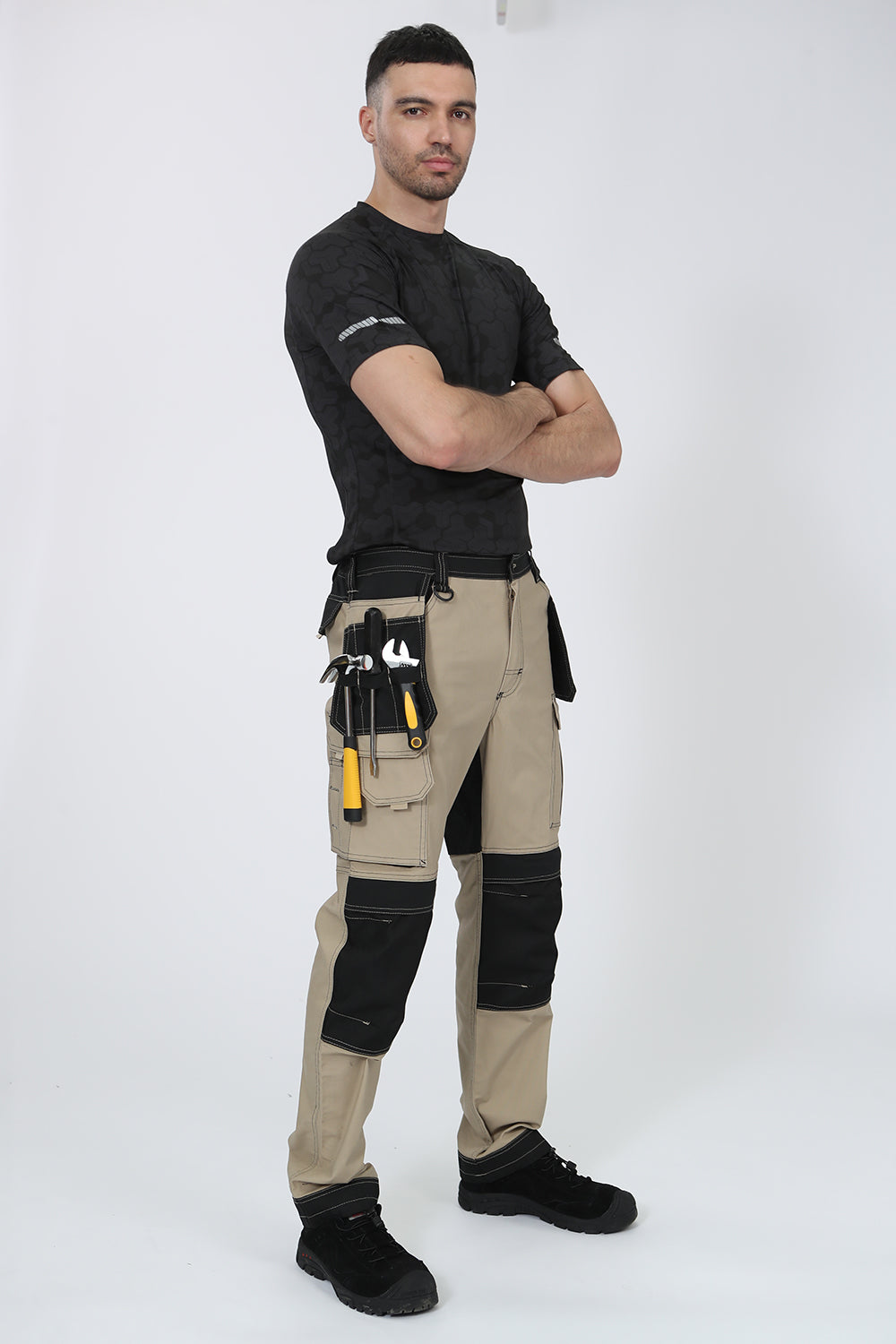Knee Pad Pants Heavy Duty Mens Work Trousers Construction Clothing Manufacture Best Work Pants Construction Pants
