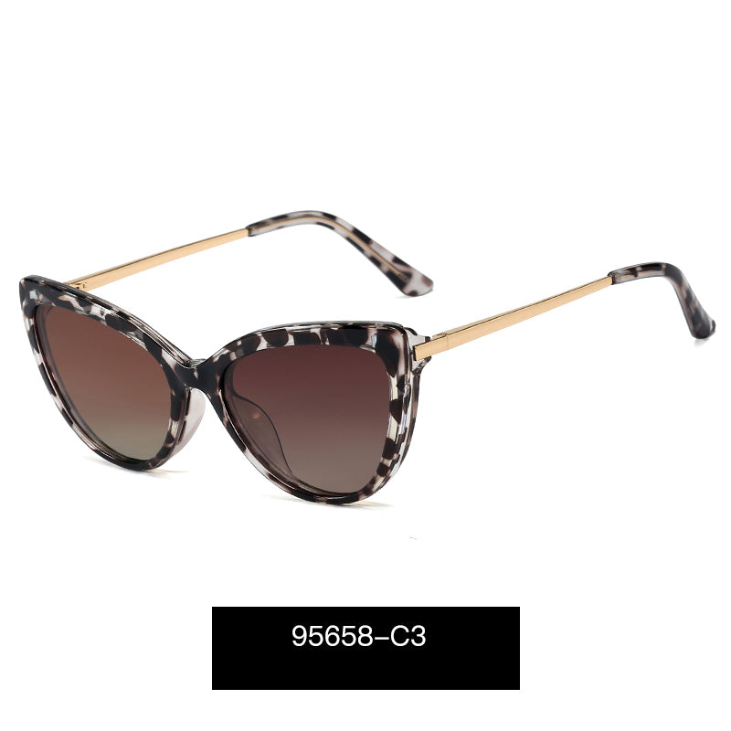 95658 Clip on Sunglass Wholesale Classic Brand Design Sunglasses Custom Logo Good Quality Polarized