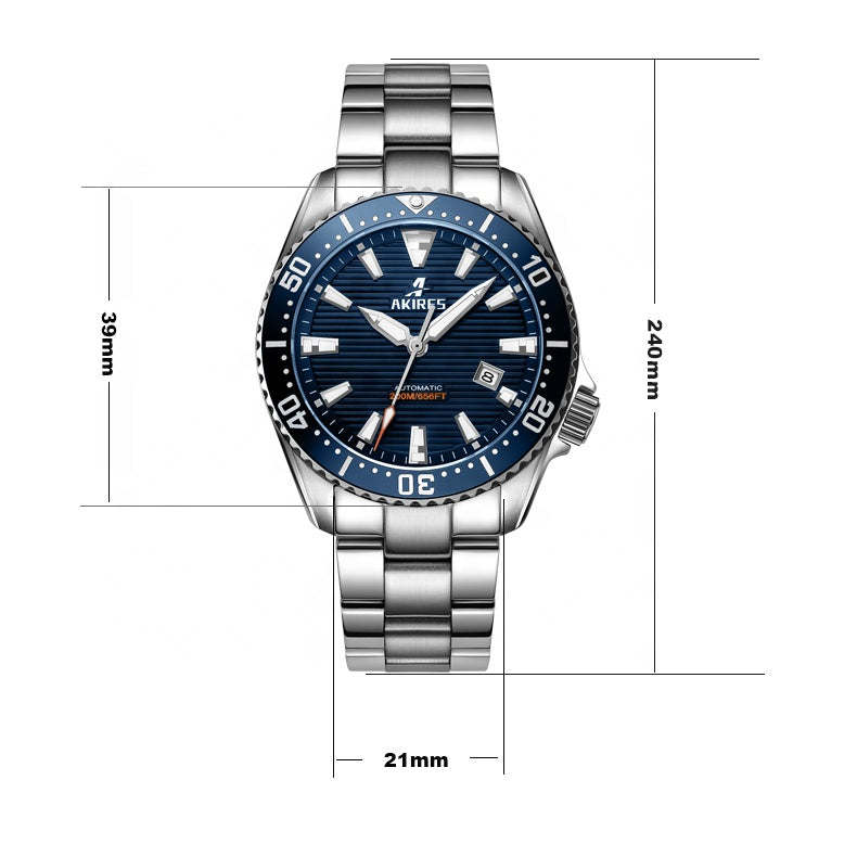 Oem Diver Watch 20ATM Waterproof Watches Stainless Steel Automatic Men Wristwatches Mechanical Watch