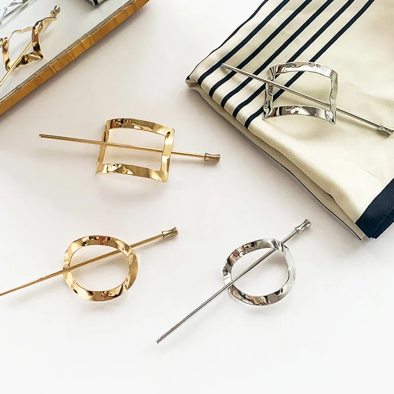 2021 New Hair Sticks Elegant Simplicity Metal Hairpin Hair Clips for Women Japanese Hair Sticks Hairpin Girls Hair Accessories