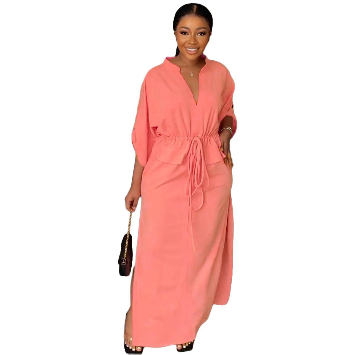 Elegant African Dresses for Women  Dashiki Autumn Winter Maxi Dress Ladies Traditional African Clothing Fairy Dreaes