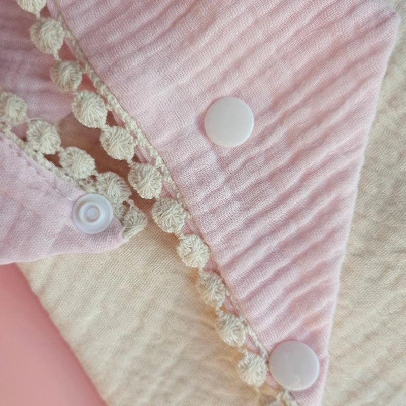 Baby Infants Feeding Bibs Soft Pure Cotton Bandana Saliva Towel Toddler Triangle Drool Scarf Newborn Burp Cloth