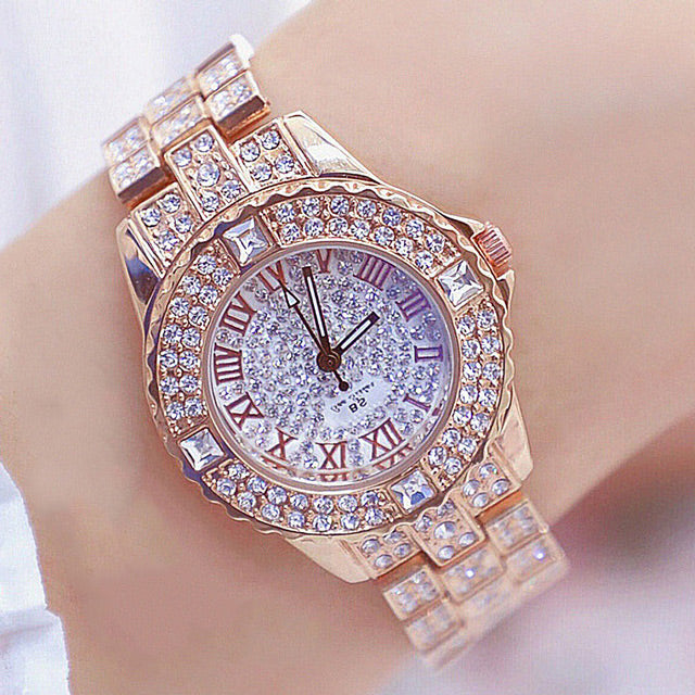 Luxury Brand Watch Elegant Ladies Watches Gold Clock Wrist Watches for Women Relogio Feminino