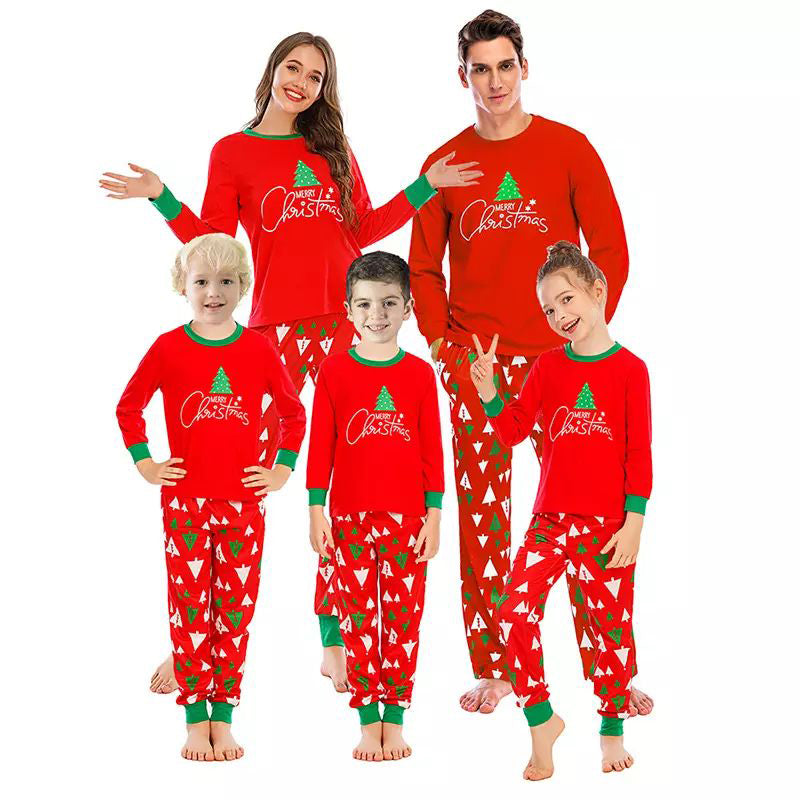 Custom Print Adult Onesie Cotton Clothes Matching Family Christmas Pajamas Sets for Adult and Kids Baby