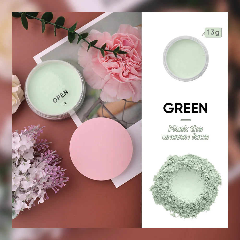 SENKA Face Base Makeup Loose Powder Matte Waterproof Cosmetics Makeup Private Label Vegan Pink Loose Setting Powder - My Store