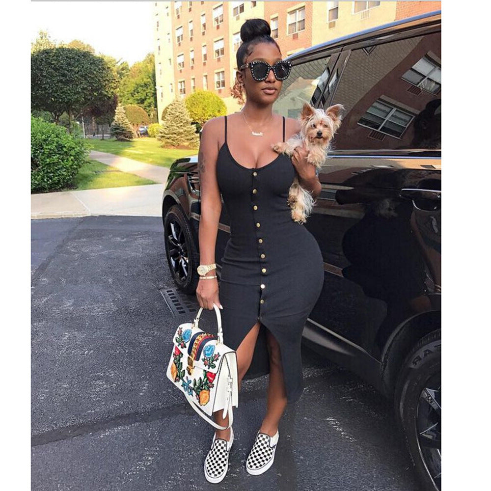 Woman Clothes Bodycon Dress Women Dresses  Long Solid Color Spring Casual Dresses Lady Women