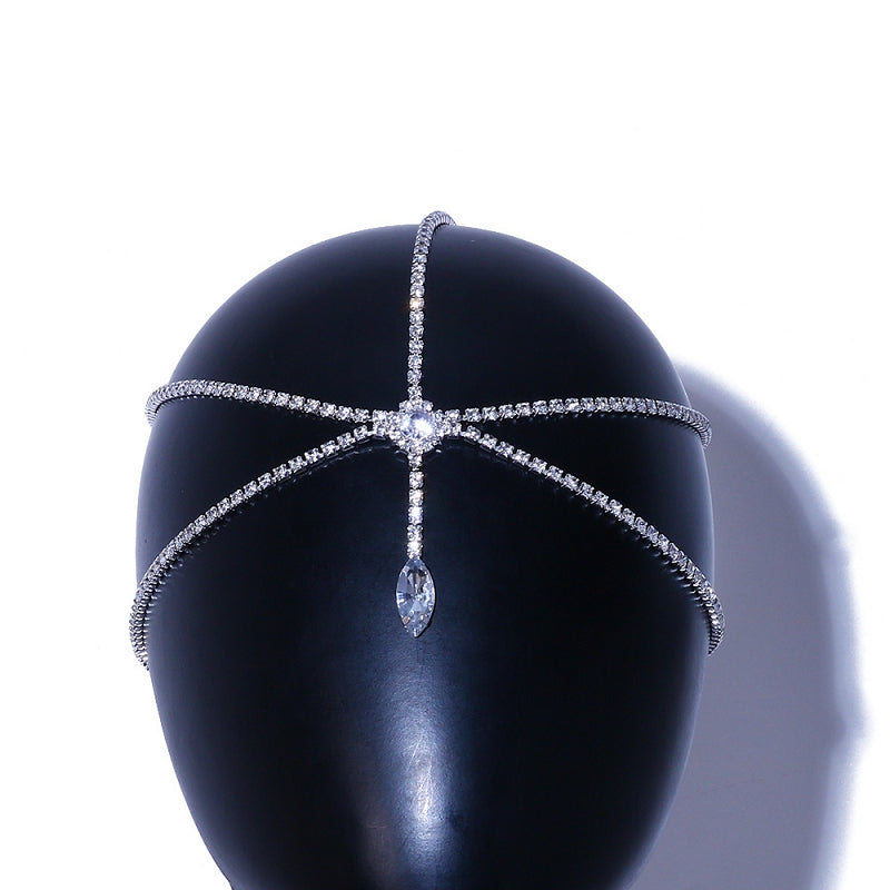Women Headband Chain Headpiece Bridal Wedding Hair Jewelry Bohemia Hair Chain Women Hair Accessories