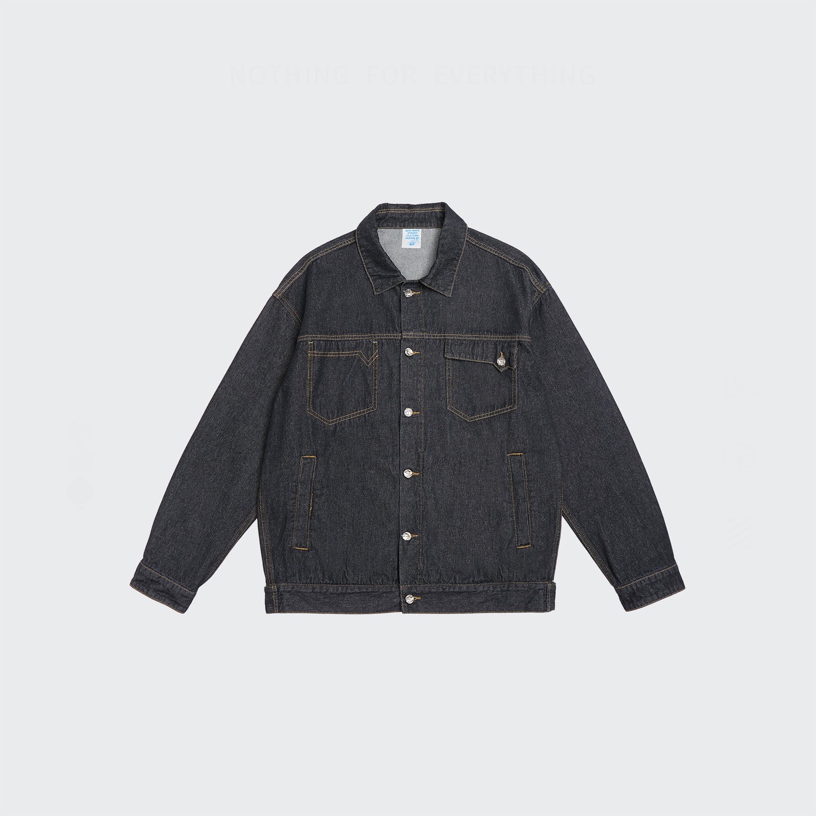 High Quality Denim Jean and Oversized Jeans, Men Jean Jacket and Pants Set