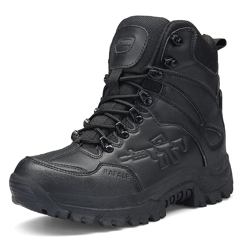 Brand Men's Boots Non-Slip Men Ankle Boots Winter Waterproof Men's Work Boots Men Motorcycle Boots Outdoor Desert Ankle Boots