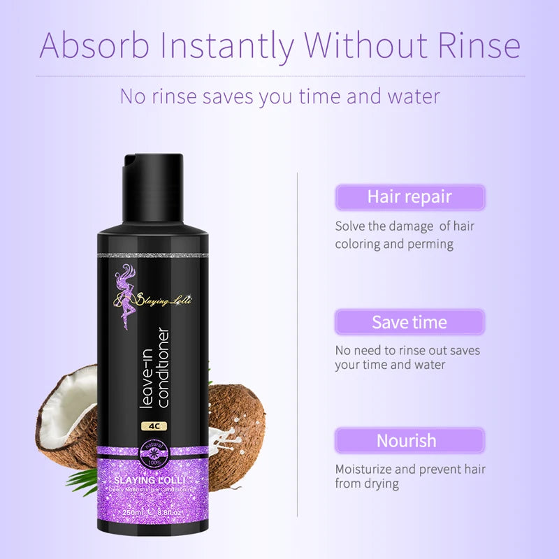 American Hair Care Private Label Vegan Curl Leave in Conditioner for Black Women Hair