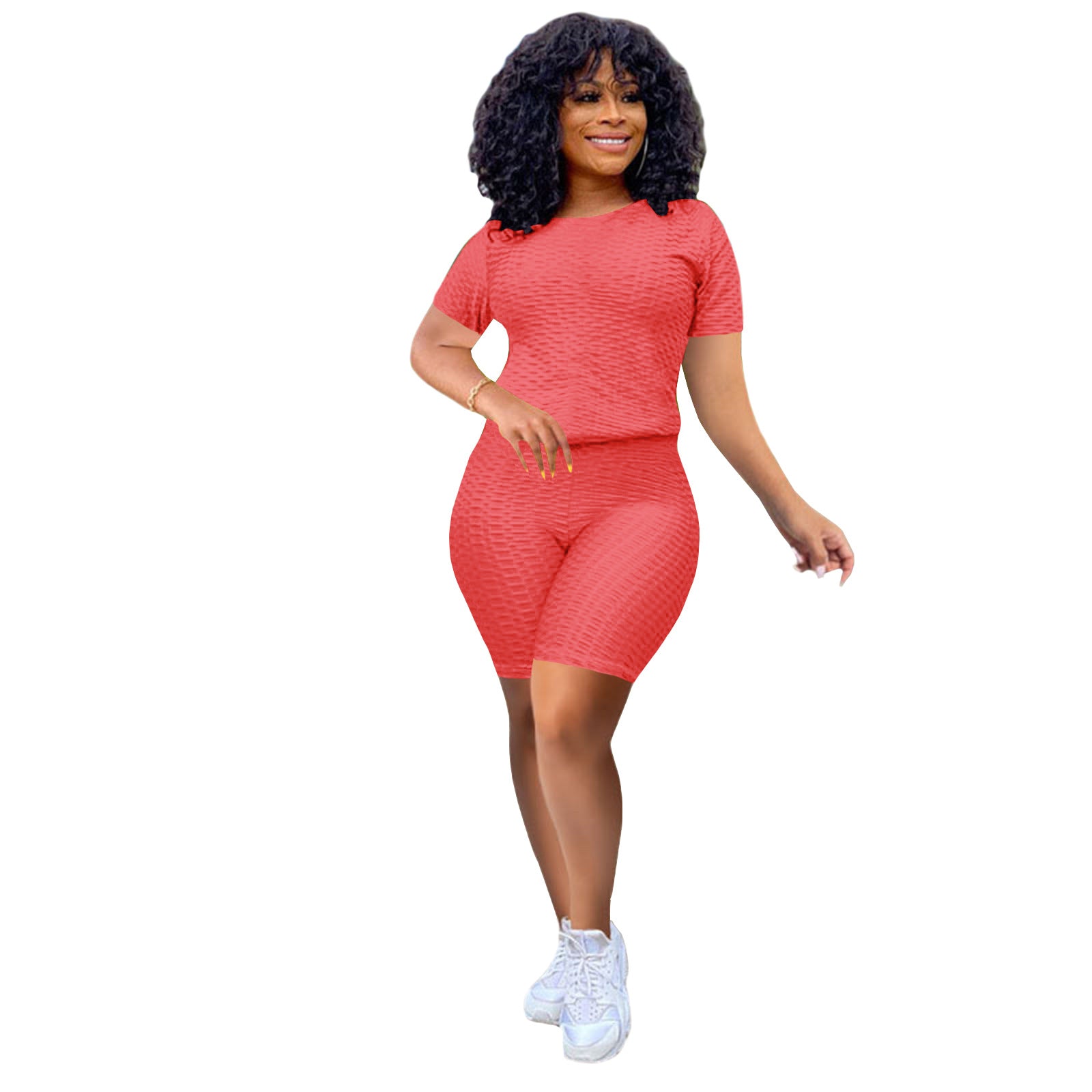 LW -  4204  New Arrival Summer Activewear Set  Butt Lift Purple Yoga Set Fitness Women Activewear