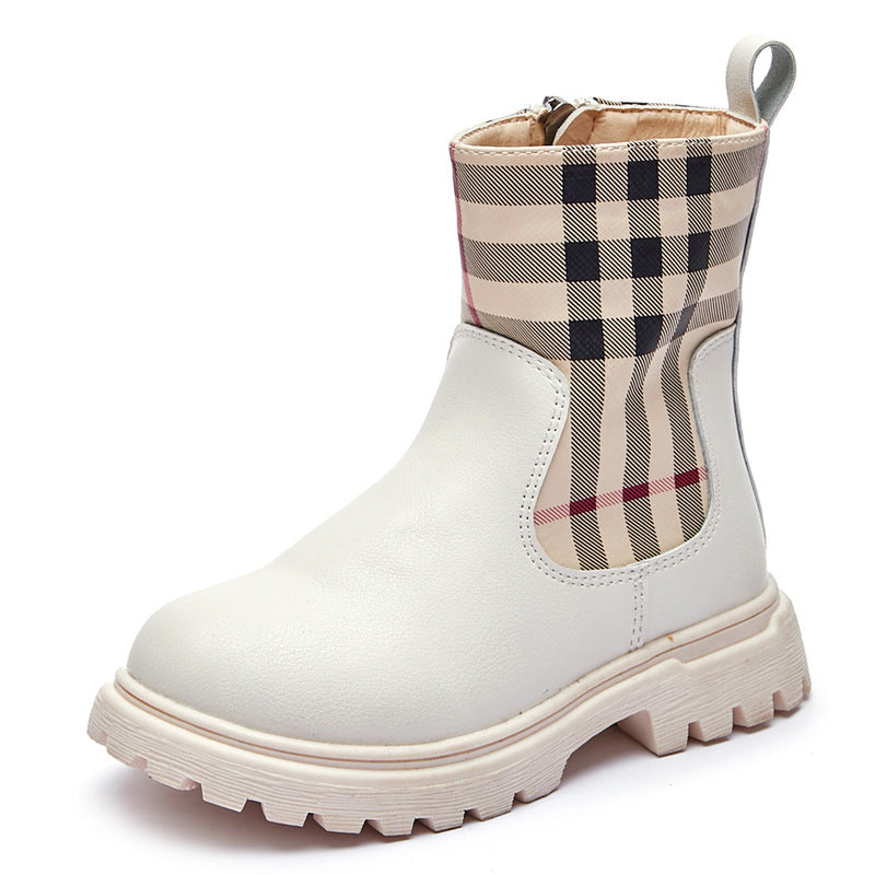 New Fashion Children Booties Kids Children's Boots Snow Shoes Martin Boots for Girls