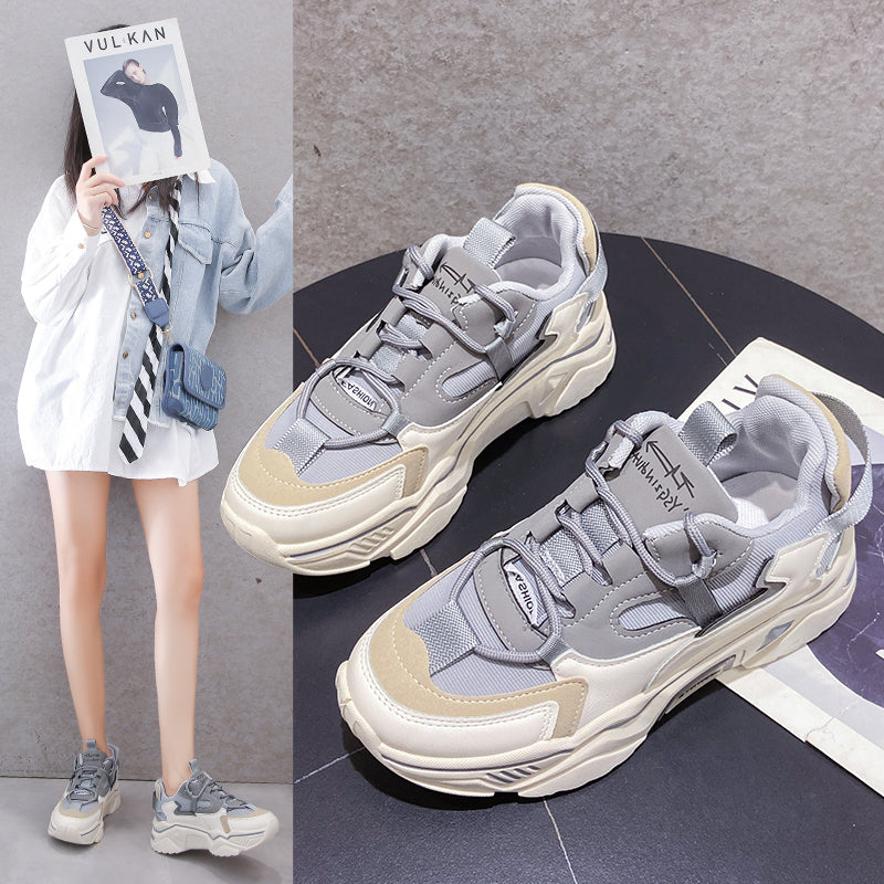Women Sneakers 2025 Platform Chunky Casual Breathable Fashion Shoes Mesh Vulcanized Ladies Female Footwear Tenis Sneaker
