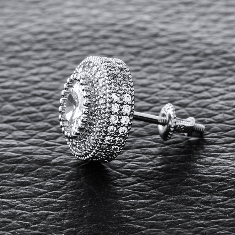Hailer Jewelry Loose Diamonds Gemstones Moissanite Earrings Sterling Silver 925 Jewellery Hip Hop Jewelry