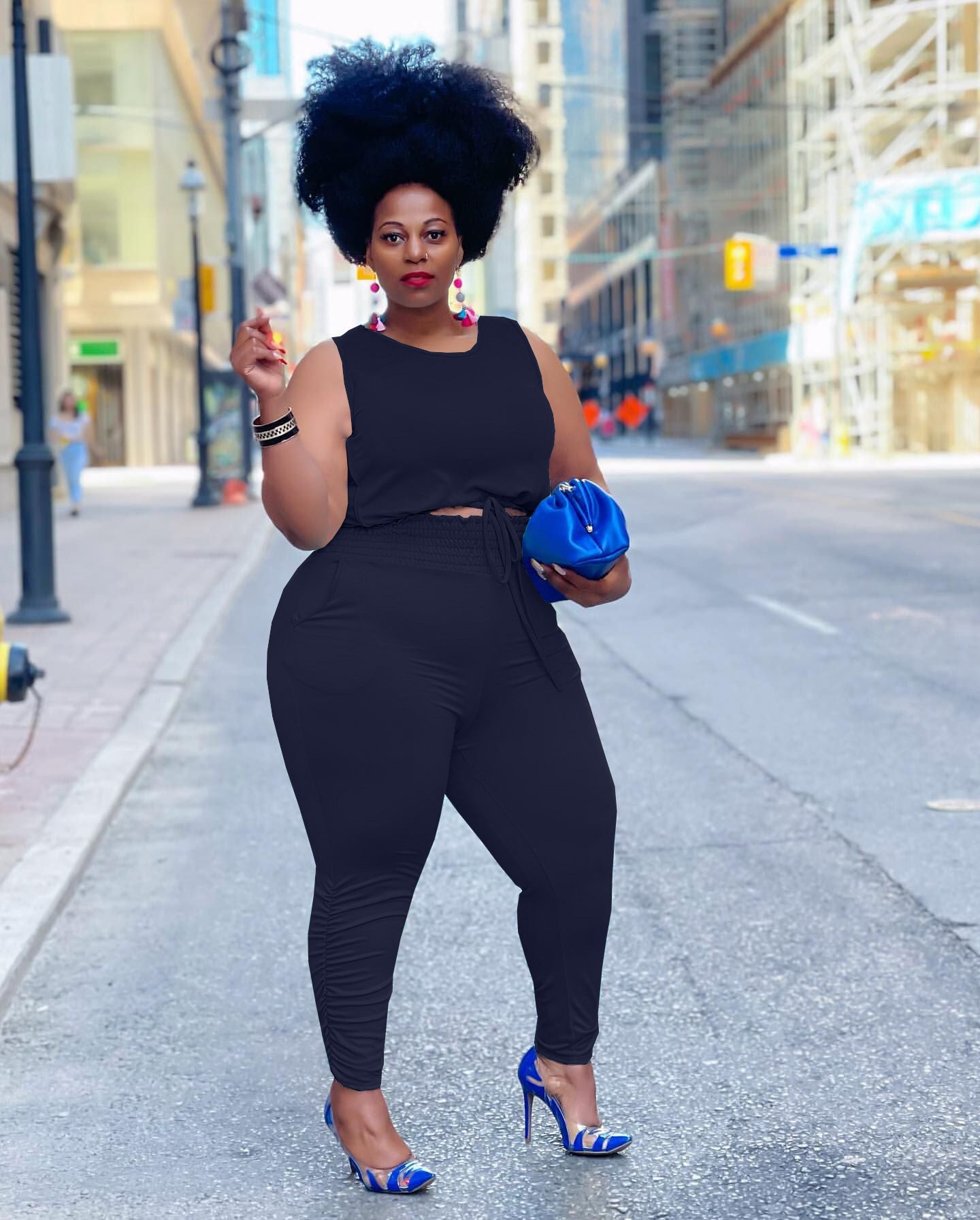 2021 New Arrival Fitness Activewear Workout Jogger 2 Piece Pants Set Plus Size Women Clothing Two Piece Set