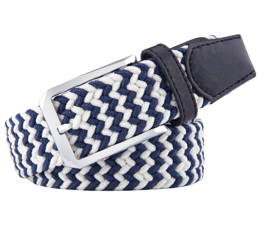 35mm Stretch Belt Braided Elastic Woven Belt Mens Belts for Jeans