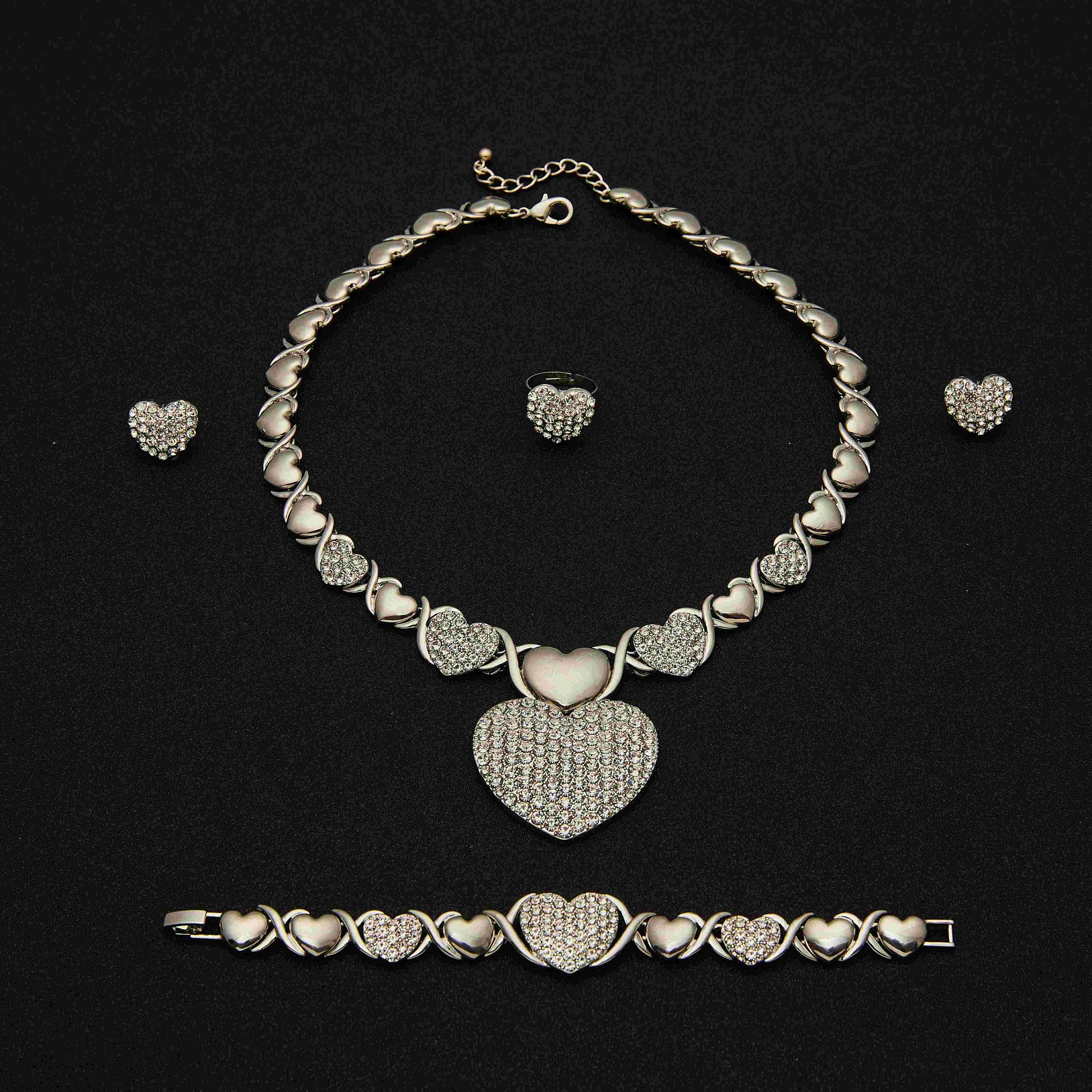 2021 African High Quality Gold Jewelry Women Jewelry Set 18k Gold Plating Jewelry Set