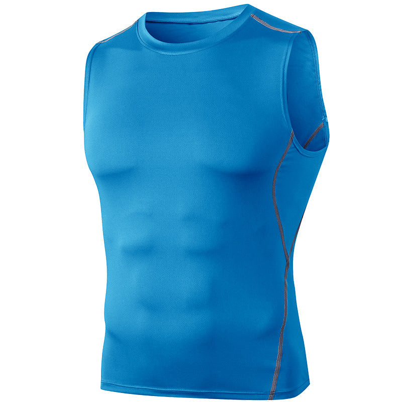 New Collection Sleeveless Man Compression Wear Sport Top Mens Activewear Gym Fitness T Shirt