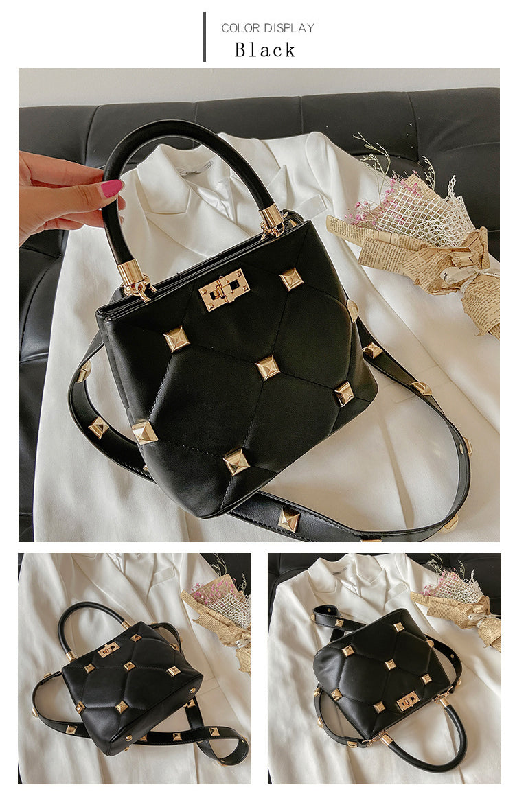 Checkered Women's Tote Handbags Shoulder Bag Cow Fur Handbag Woman / Female / Ladies / Girls Handbag