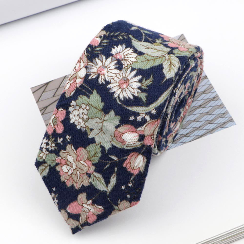 Tie Classic Men's Plaid Necktie Casual Sweet Flower Paisley Suit Bowknots Ties Male Cotton Skinny Slim Ties Colourful Cravat