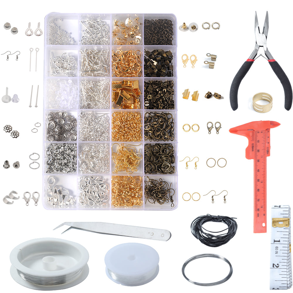 3 Layer 1186PCS Jewelry Making Supplies Jewelry Accessories Bead Wire Tools of Jewelry Finding