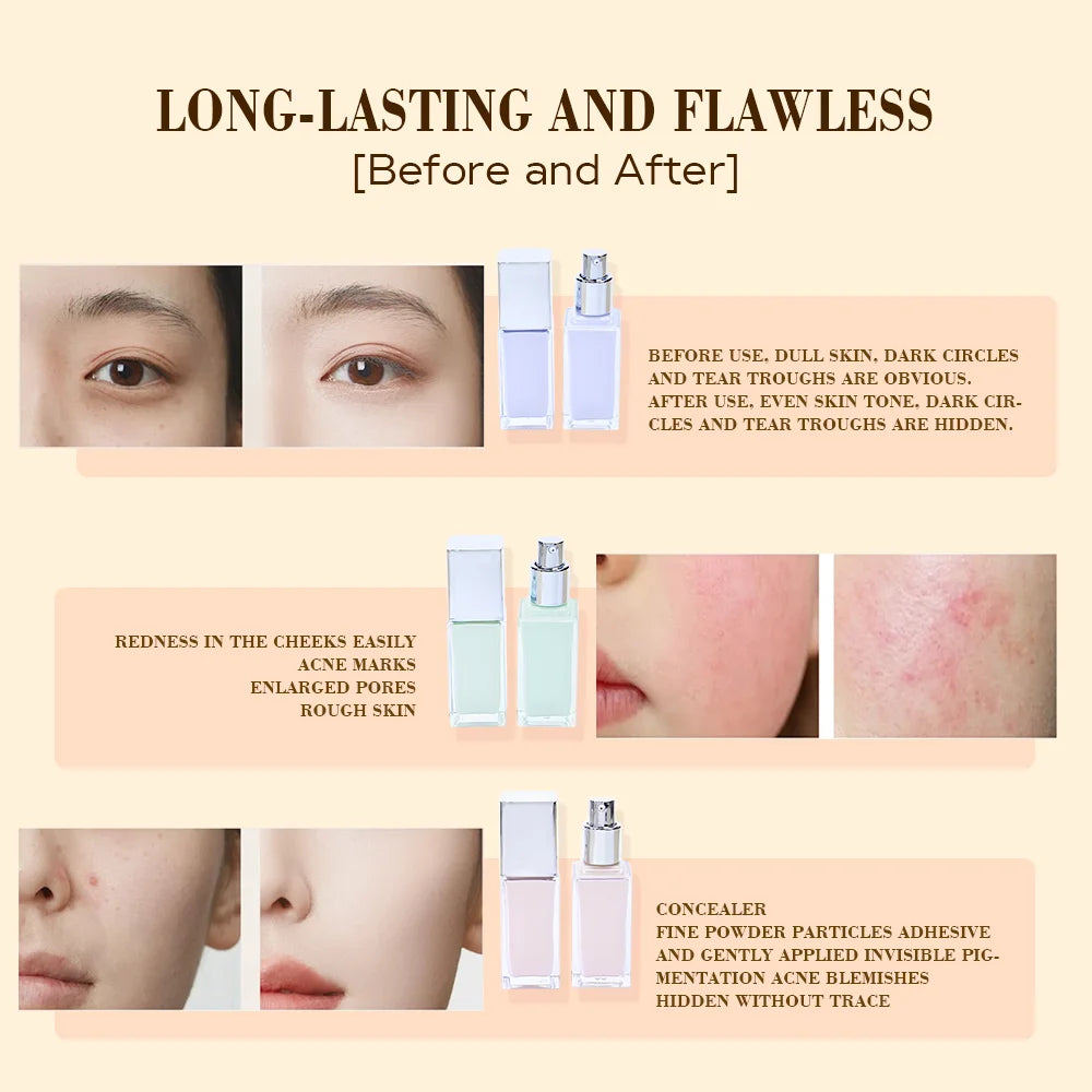 Bulk Vegan 16h Long Lasting Moisturizer Gel Primer Makeup Face Matte Finish Private Label Makeup Base - My Store