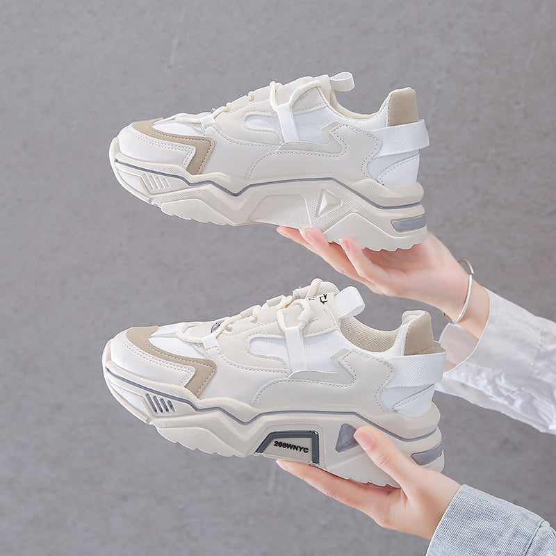 Women Sneakers 2025 Platform Chunky Casual Breathable Fashion Shoes Mesh Vulcanized Ladies Female Footwear Tenis Sneaker