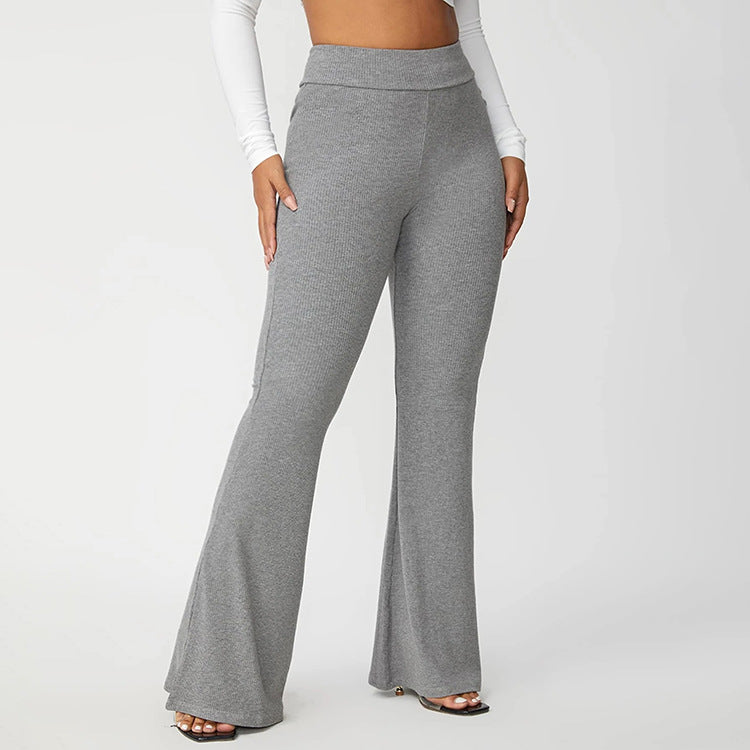 Women's Clothing Bell Bottom Yoga Wide Leg Palazzo Pants Women's Trousers Skinny Yoga Pant