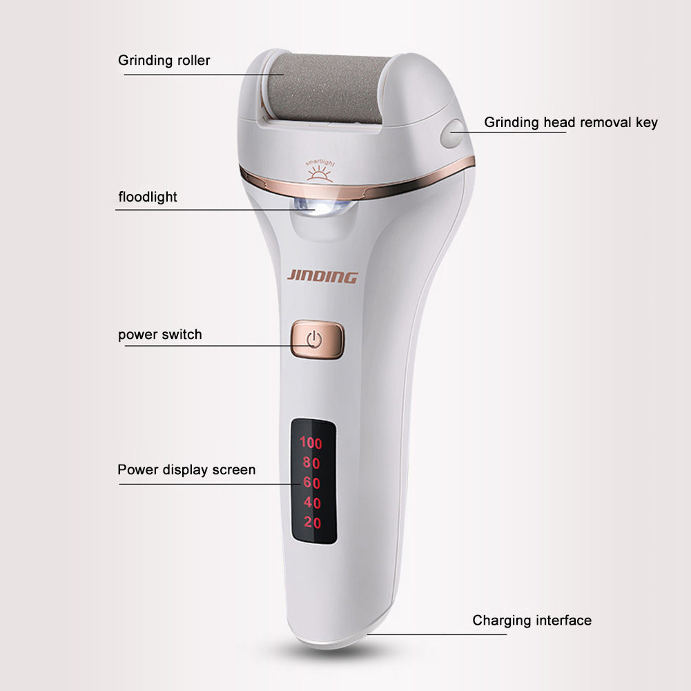Electric Foot File Grinder Pedicure Tools Dead Skin Callus Remover Waterproof Foot Care Tools  Cleaning Foot Pedicure Tools