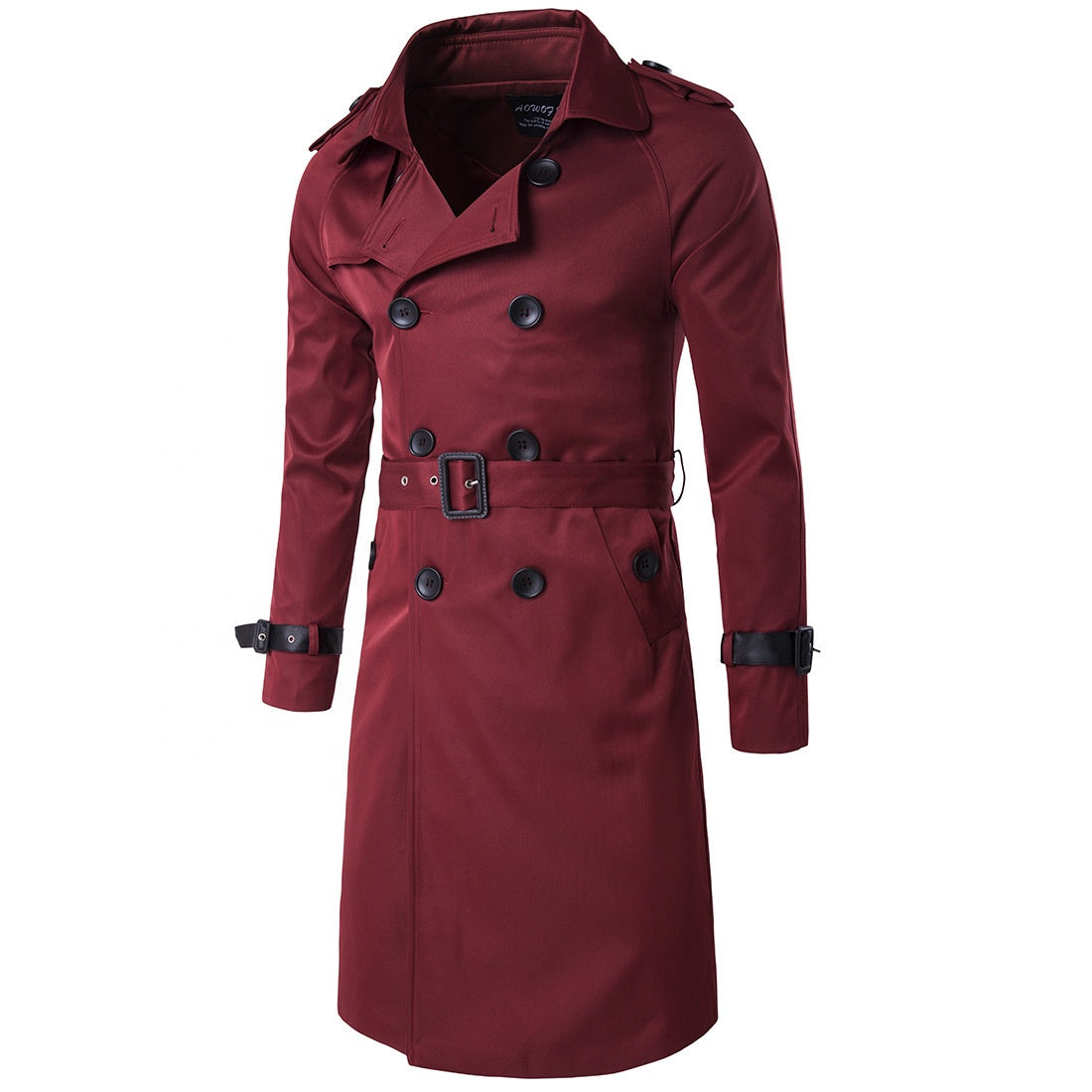 Fall Arrival Coat Double-Breasted Dust Coat Fashion Casual Long Coats for Men