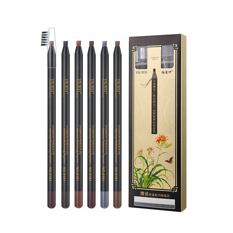 Waterproof Long-Lasting Brow Pencil Microblading Supply Permanent Makeup Tools Natural Makeup Peel Off Eyebrow Pencil With Brush - My Store