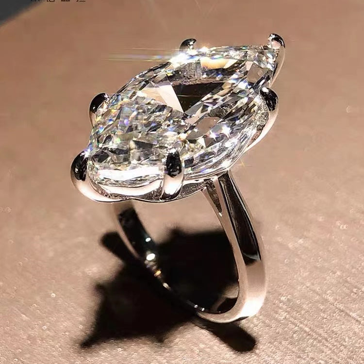 SGARIT Fashion Jewelry 14k Gold GRA Certificate 3ct VVS1D Moissanite Jewellery Ring Engagement Wedding Ring Set Diamond Jewelry