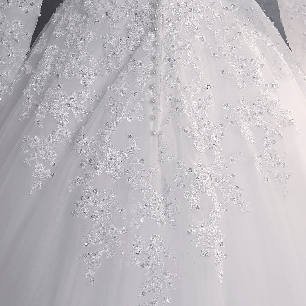Bridesmaid Dresses Floor Length Bridal Gowns Muslim Wedding Dress Dropshipping Wholesale Wedding Full Custom Lace High 1000 - My Store