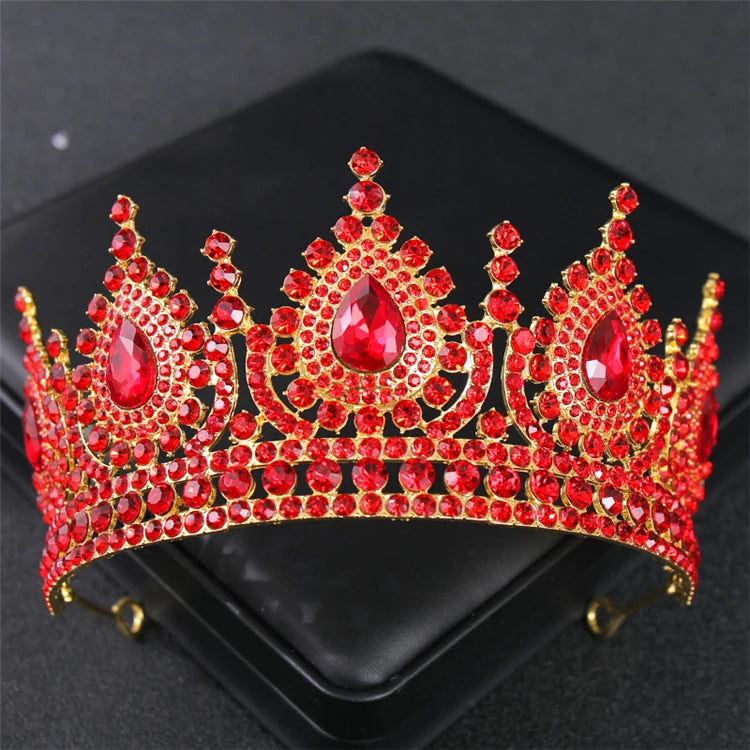 Women Hair Accessories Fashion Luxury Exquisite Diamond Bride Princess Crown Wholesale Bridal Accessories