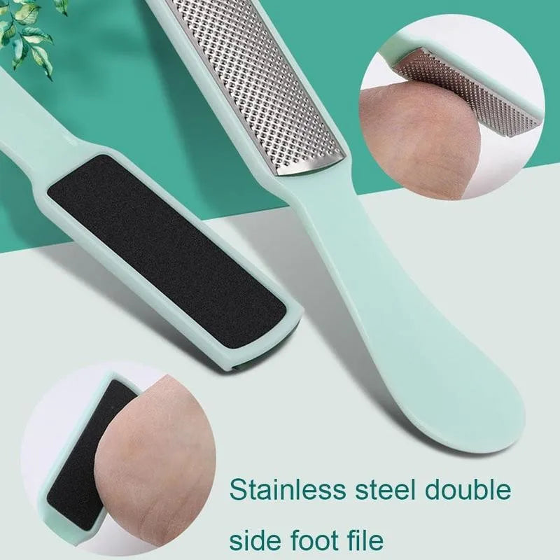 10Pcs/Set Professional Foot Dead Hard Skin File Callus Remover Manicure Pedicure Nail Tools Kit Sets Feet File Care Tips Salon