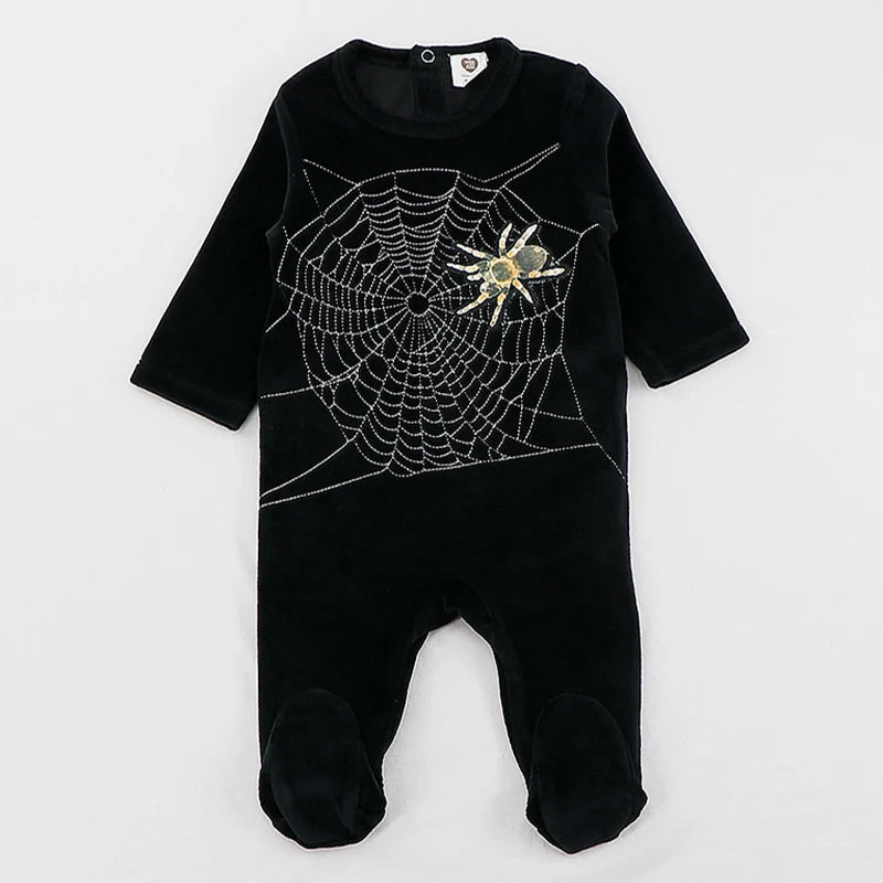 Baby Romper Pyjamas Kids Clothes Long Sleeves Children Clothing Heart Star Baby Overall Children Boy Girl Clothes Footies Romper