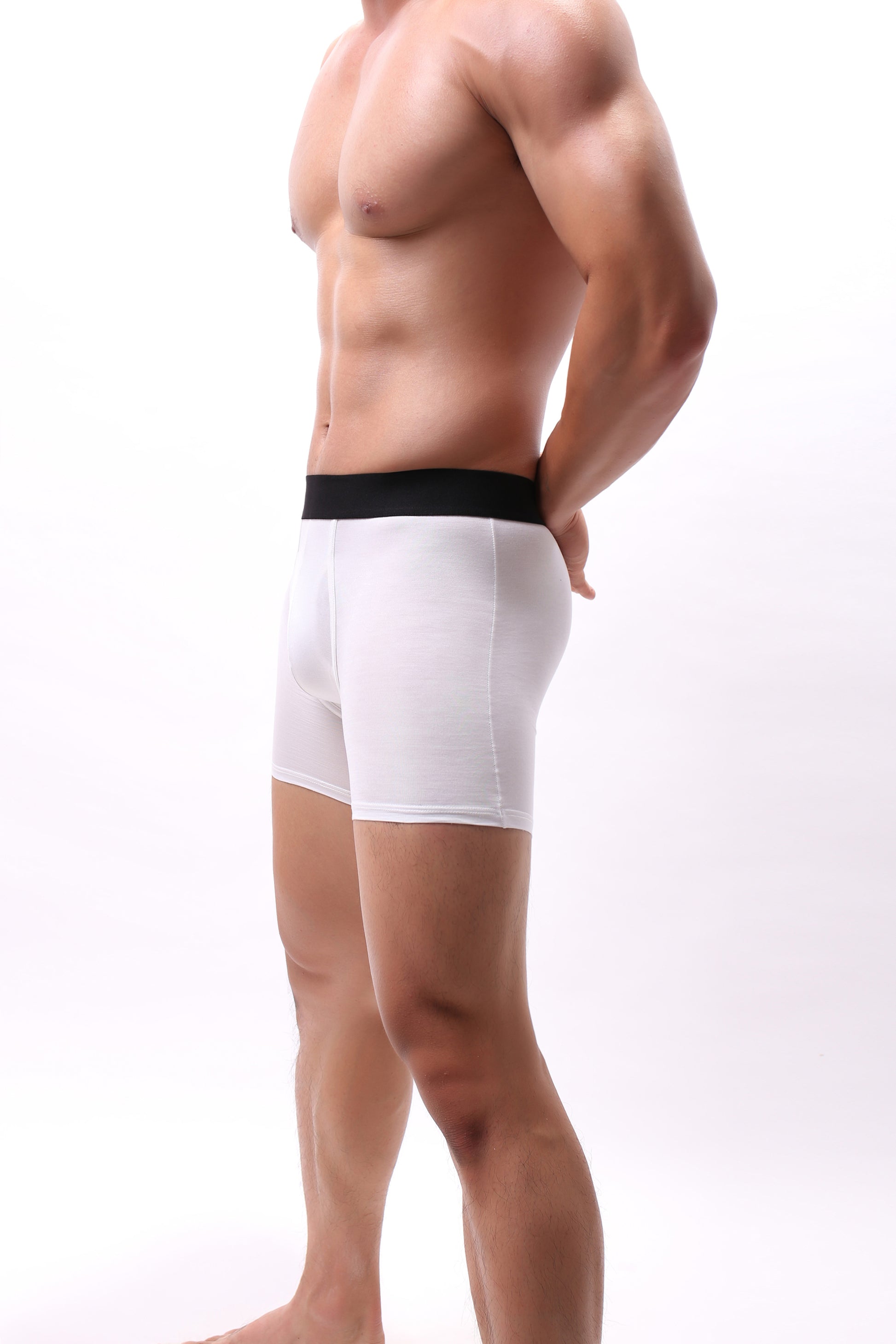 In Stock Posh Customize Underwear Sports Solid Color Cotton Plus Size Underwear Men Underwear Boxer