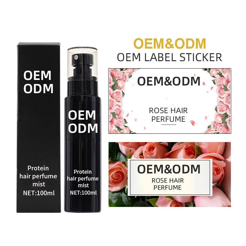 Private Label Hair Care Serum Spray Hair Lasting Fragrance Perfume Hair Mist for Women
