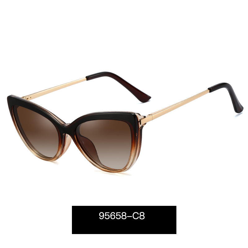95658 Clip on Sunglass Wholesale Classic Brand Design Sunglasses Custom Logo Good Quality Polarized