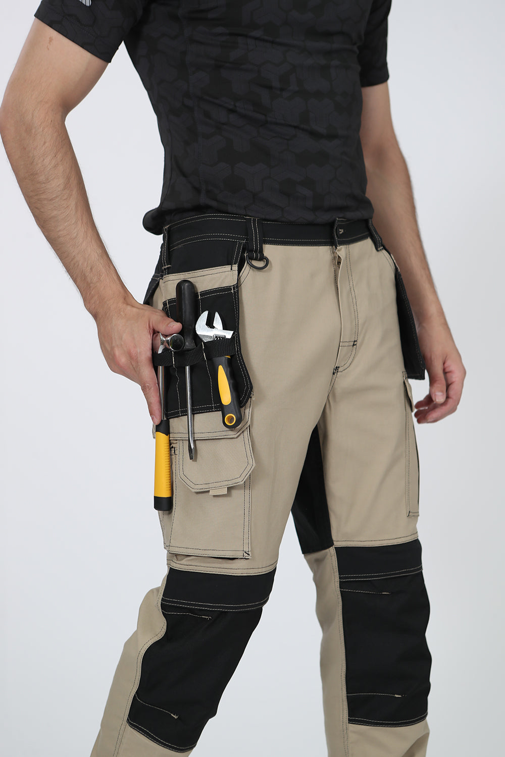 Knee Pad Pants Heavy Duty Mens Work Trousers Construction Clothing Manufacture Best Work Pants Construction Pants
