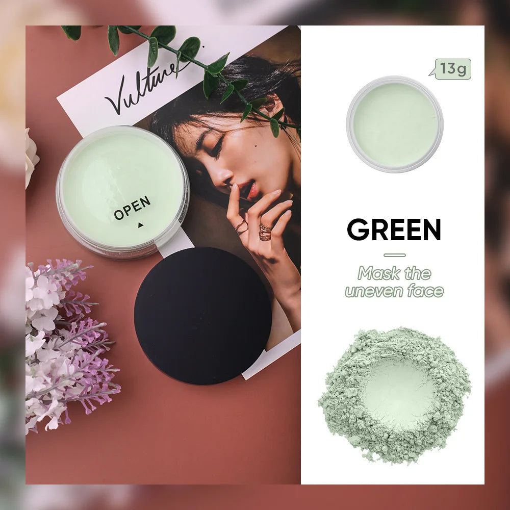SENKA Face Base Makeup Loose Powder Matte Waterproof Cosmetics Makeup Private Label Vegan Pink Loose Setting Powder - My Store