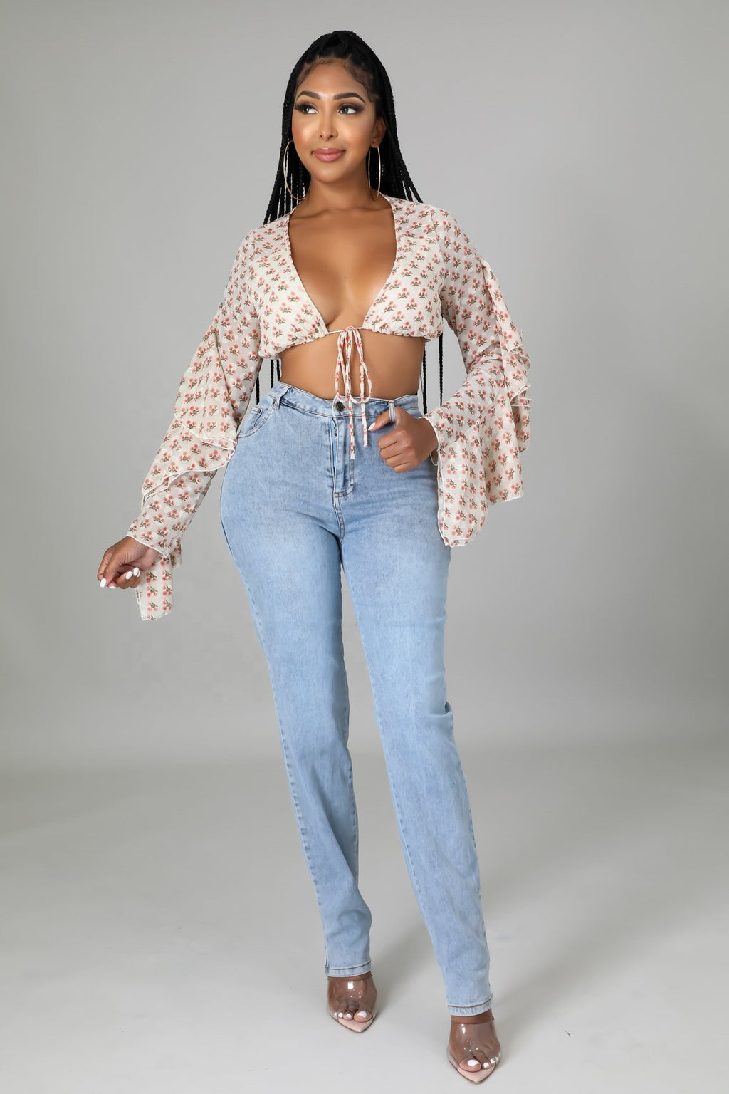 Hot Sell Women Denim High Waist Skinny Jeans Lady Solid Color Butt Lifting Jeans Pant Pantalon Jean Femme