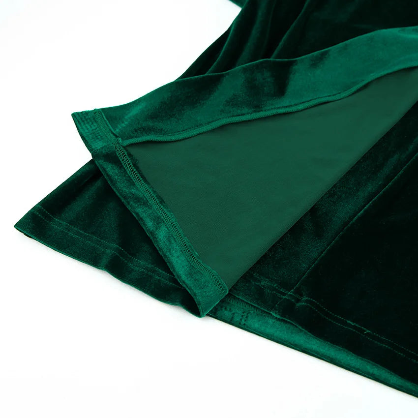 Velvet Pajamas 2PCS Women's Clothing Flannel Pajama Set Velvet Nightgown Sexy Winter Outfits Warm Sleepwear Robe