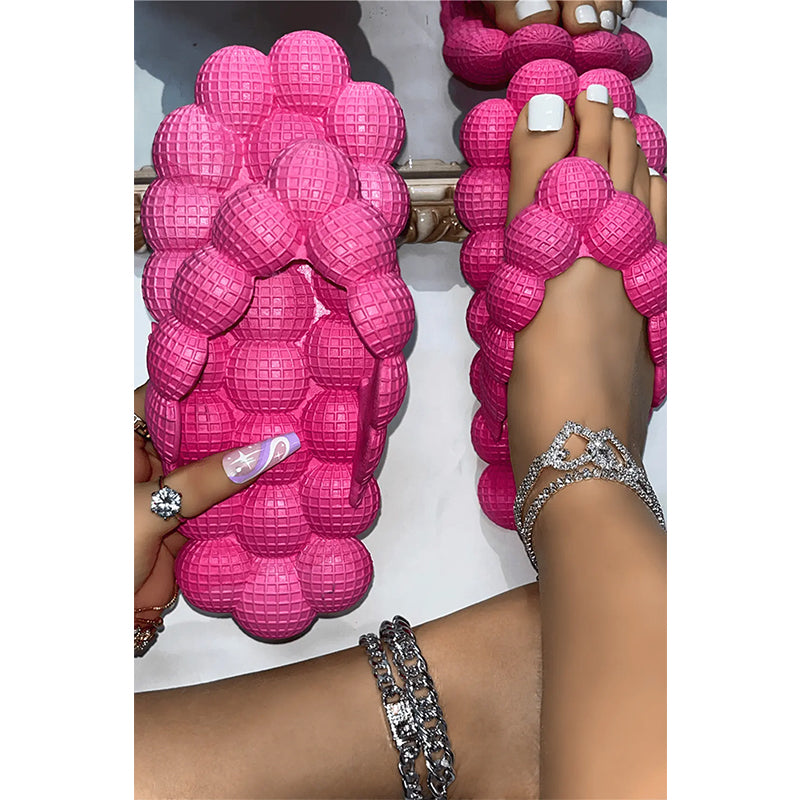 BUSY GIRL CN4541 Flip-Flops Slippers EVA Bubble Slippers Sandalias Custom Logo Bubble Slides Slippers for Women Flip Flops