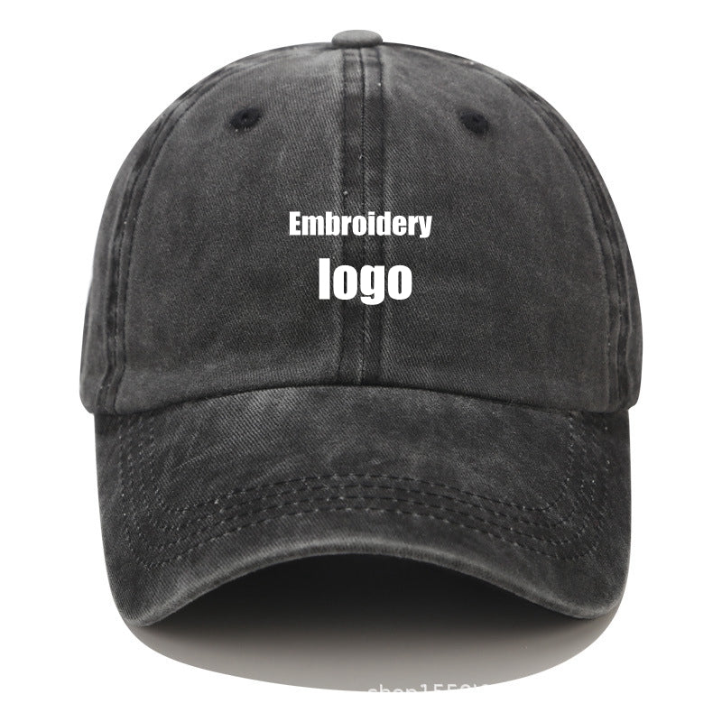 Wholesale Vintage Custom Baseball Hat Unstructured Multi-Panel Hat Washed Baseball Hats Unisex