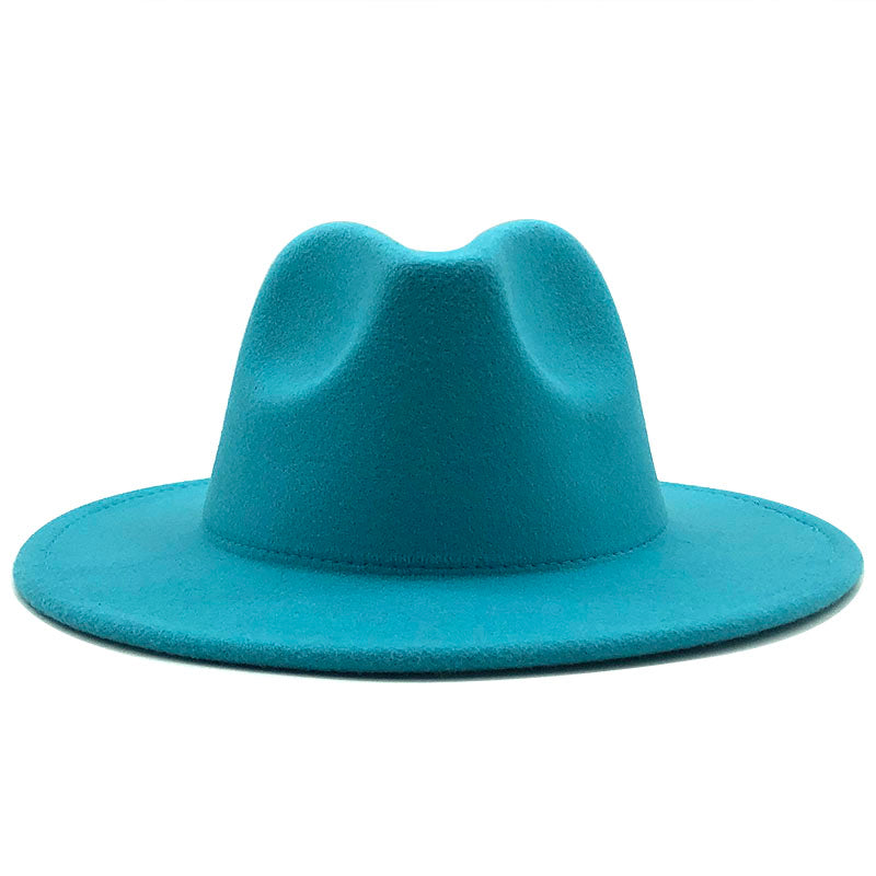 High Quality Children Jazz Fedora Hat Solid Fedora Hats for Kids