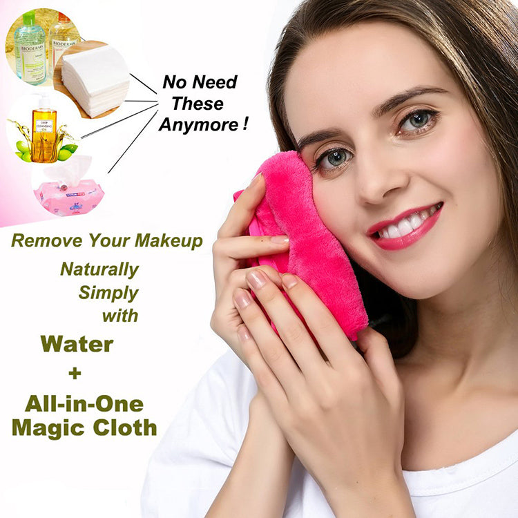 Microfiber Deep Cleaning Water Clean Make Up Eraser Makeup Remover Towel Miracle Face Erase Makeup Remover Face Cloths - My Store