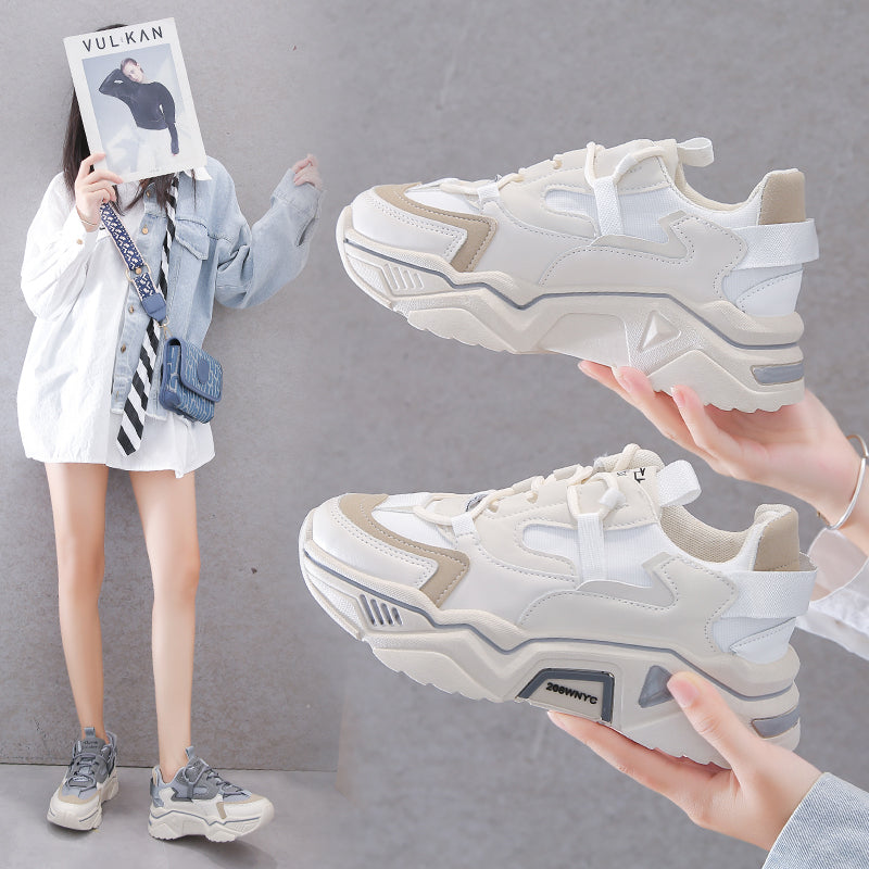 Women Sneakers 2025 Platform Chunky Casual Breathable Fashion Shoes Mesh Vulcanized Ladies Female Footwear Tenis Sneaker