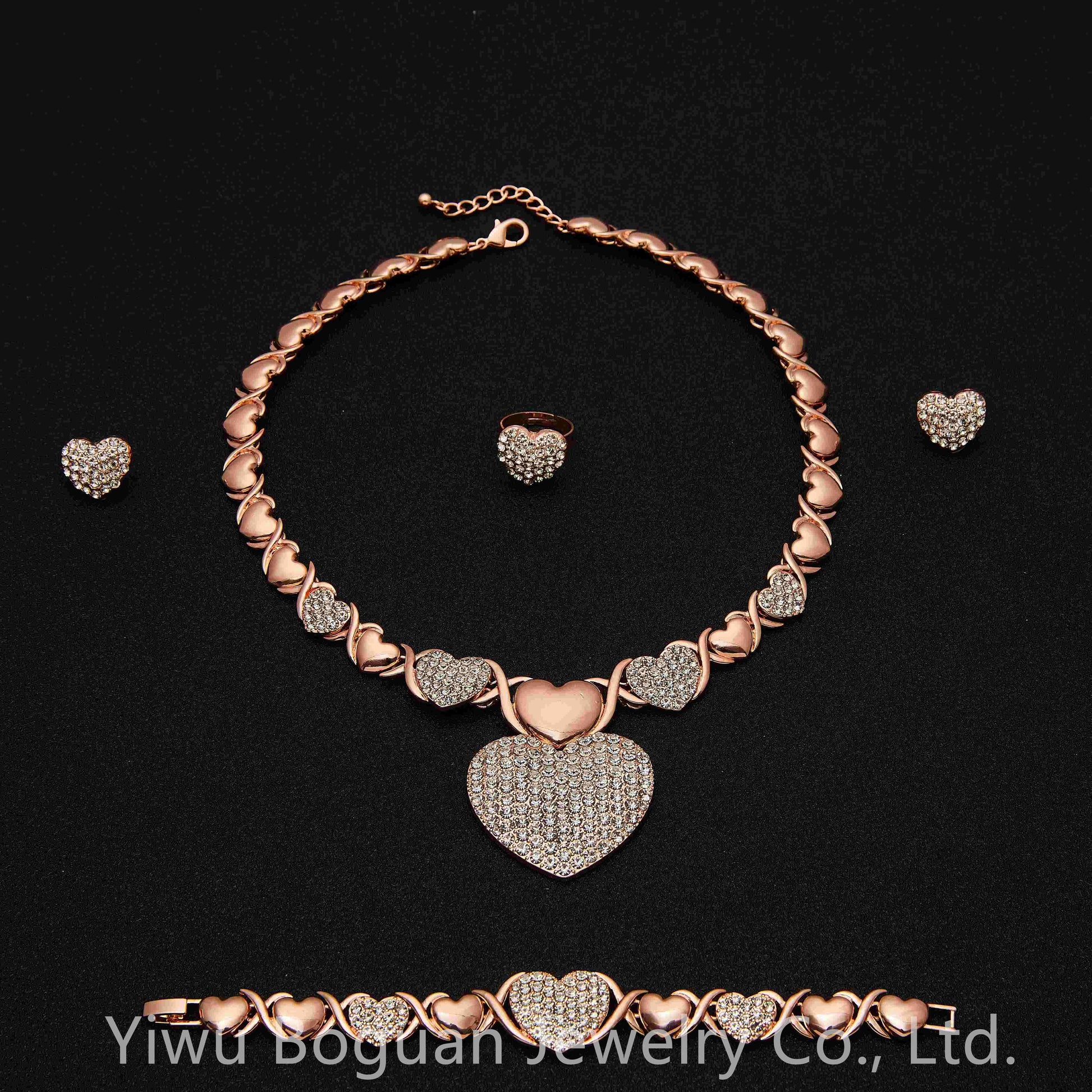 2021 African High Quality Gold Jewelry Women Jewelry Set 18k Gold Plating Jewelry Set